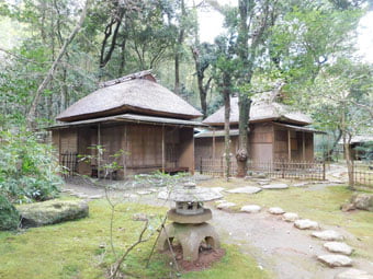 泰勝寺跡の茶室「仰松軒」