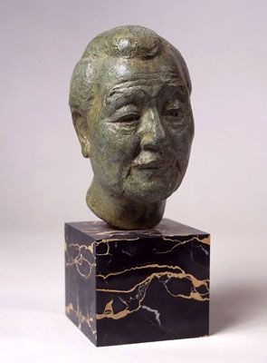 《鳥翁　中西悟堂》　1968年　渋谷区松濤美術館蔵