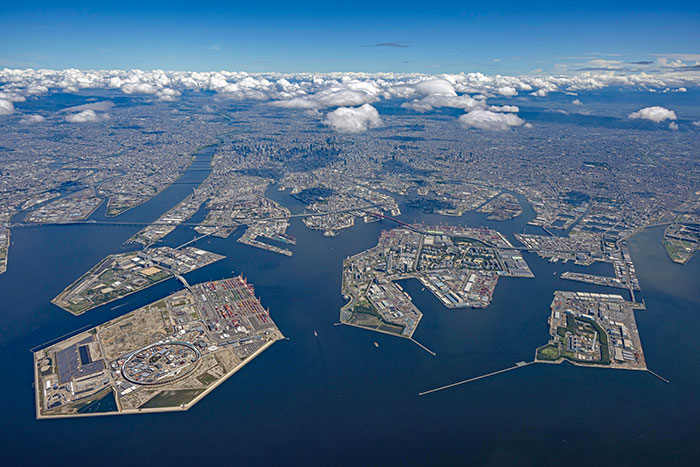大阪港全景の写真