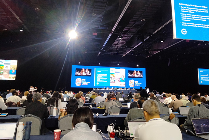 世界自然保護会議の様子