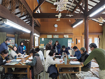 講師との調査計画作りの様子