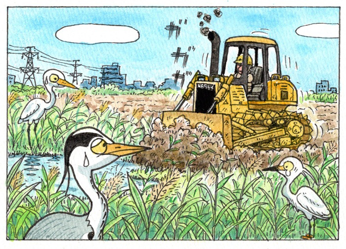 本特集のイラスト：富士鷹なすび
